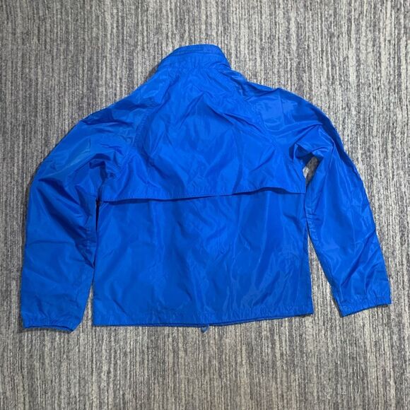 Vintage Eddie Bauer Men's Medium Blue Nylon Windbreaker‎ Parka Jacket Coat - Picture 6 of 6